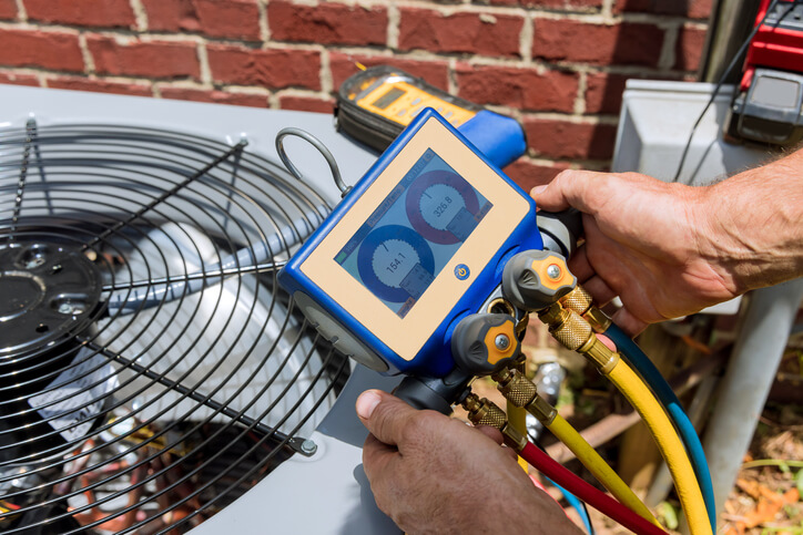 HVAC service technician